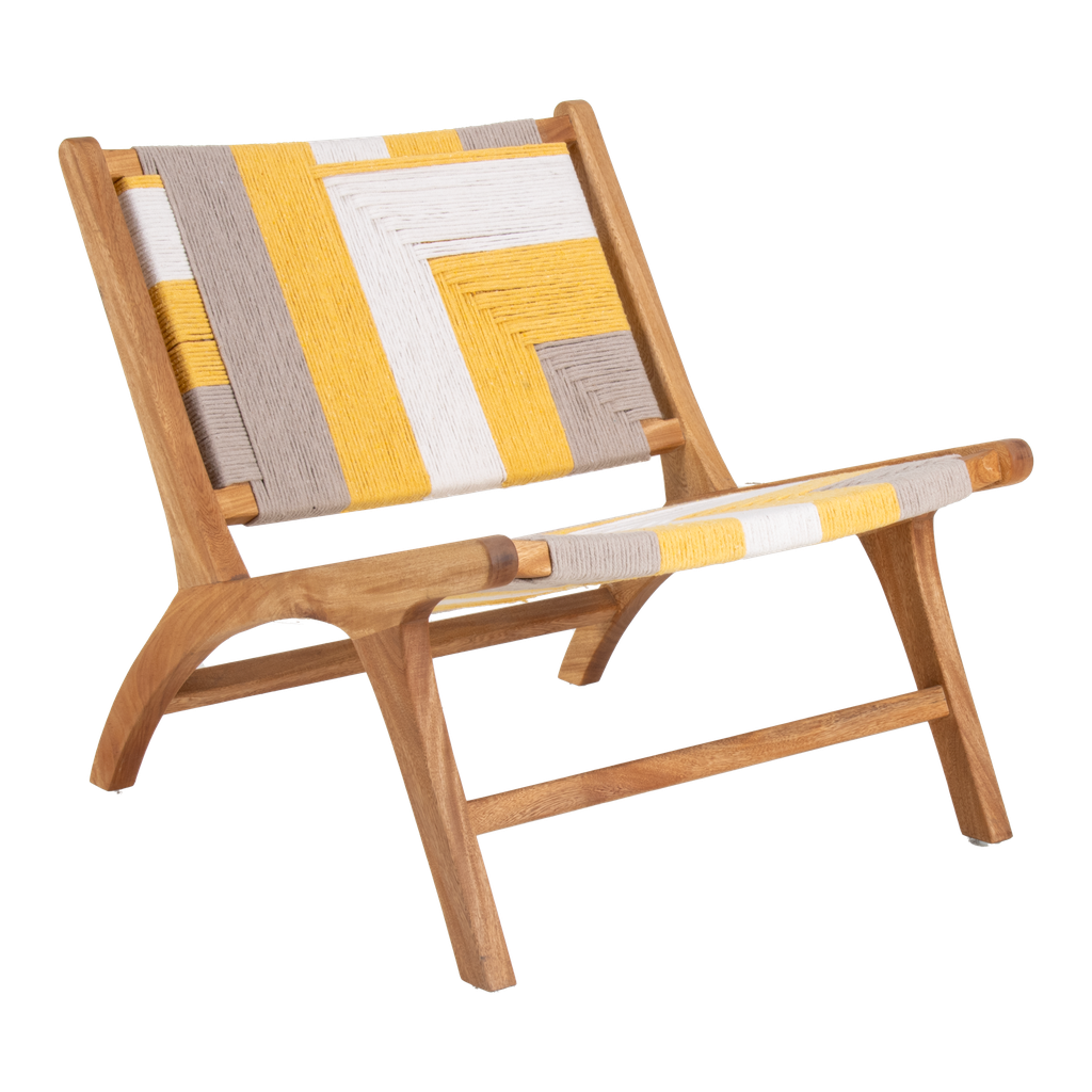 Sillón Quimixto (madera estandar, Tejido Natural)