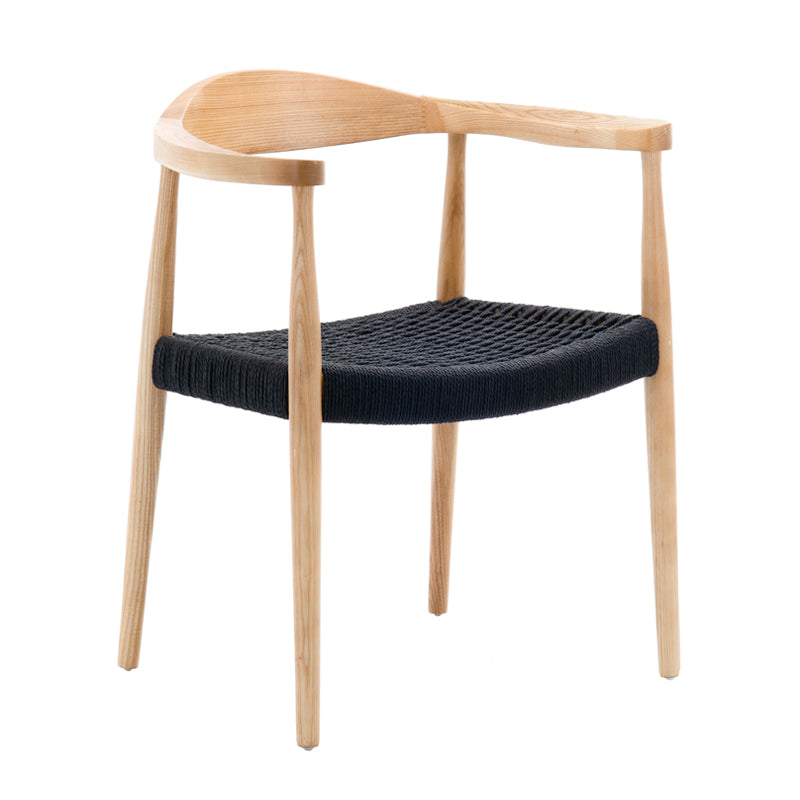 [100160000168] Silla Reno (Fresno Natural, Tejido Natural Negro)